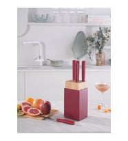 Viego 6 Parça Standlı Bıçak Seti Red (Kırmızı)