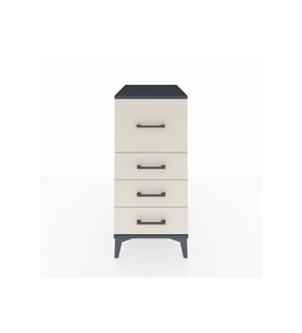 Kronos Komodin 4 Çekmeceli 44x59x96 Antrasit-Aytaşı