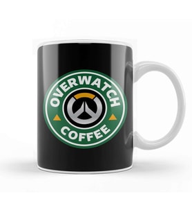 Overwatch Coffee Starbucks Kupa Bardak Porselen