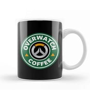 Overwatch Coffee Starbucks Kupa Bardak Porselen