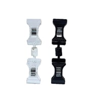 Çift Mini Mandal - Şeffaf (Pakette 10 Adet)