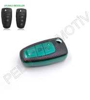Ford Fiesta Focus Mondeo  Süperlüx Anahtar Kılıfı Yeşil
