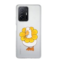Redmi Mi 11T/Mi 11T Pro Uyumlu Tatlı Ördek Desenli Şeffaf Telefon Kılıfı