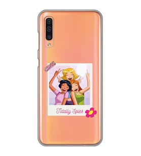 Samsung Galaxy A70 Uyumlu Totally Spies Tasarımlı Şeffaf Telefon Kılıfı