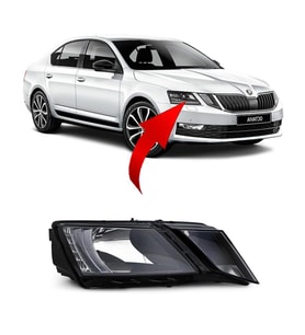 Skoda Octavia Ön Far Sağ Düz 2017-2020 5E1941016C