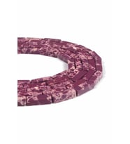 Varisit Doğal Taş Parlak Bordo Dikdörtgen Kesim 4x13mm Dizi