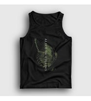 Presmono Unisex Siyah Wings Alice In Chains Atlet 8311tt