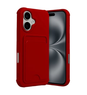 Apple İphone 17 Kelvin Kartvizitli Silikon - Kırmızı