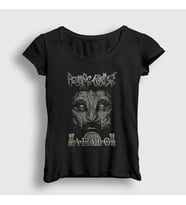 Presmono Kadın Siyah Aealo Rotting Christ T-Shirt 170672tt