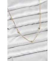 CM Gold Renk Top Zincirli Kadın Kolye - TJ-BKO10915