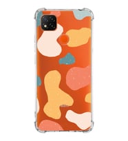 Xiaomi Redmi 10A Köşe Korumalı Antişok Kapak Grunge Tasarımlı Şeffaf Silikon Kılıf