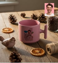 Kişiye Özel Karikatürlü Muhasebeci T Pastel Kupa Muhasebeciler Günü Hediyesi