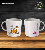 KirliPatiler Taş Kupa Fincan Üzeri Anneler Günü Baskılı (Model 1)