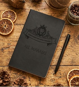 Kişiye Özel Canım Dedem Defter Babalar Günü Hediyesi (Siyah)