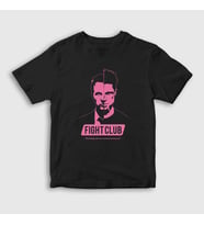 Presmono Unisex Çocuk Siyah Own Film Dövüş Kulübü Fight Club T-Shirt 244472tt