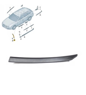 Audi A4 Çamurluk Uc Cıtası Sol 2009-2018 8K0853823C