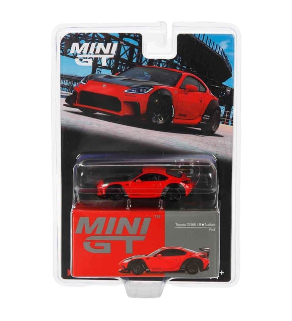 Mini GT Toyota GR86 LB Nation Red MGT00885-BL