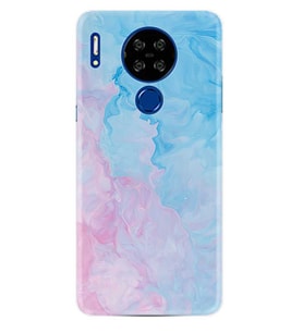Reeder P13 Blue Max Lite Kılıf Desenli Silikon Pink Blue Abstract