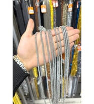 Hematit Taşı Rondela Kesim Parlak Gümüş 4x2mm Doğal Taş Dizi