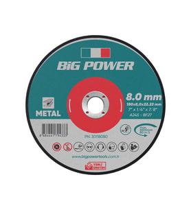 BİG POWER 180x8 mm TAŞLAMA TAŞI (5 Adet)
