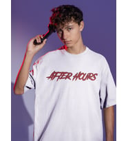 The Weeknd After Hours Sırt Baskılı Unisex Oversize Rapper Şarkıcı Tişört