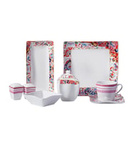 Korkmaz A8568 Link Collection 28 Parça Kare Kahvaltı Takımı 