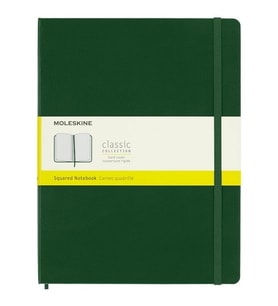 Moleskine Sert Kapak Defter Mersin Yeşili (Kareli - 19x25) - 9124