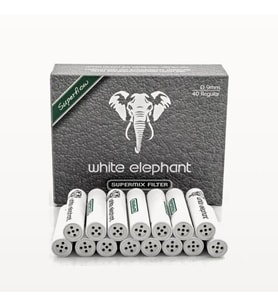White Elephant 40 lı 9 mm.Lületaşı Pipo Filtre Filitresi kb65-40