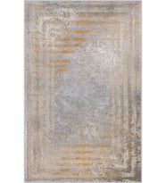 Eliana Home Baskılı, Yıkanabilir Kaymaz Taban Salon Halısı LNA1511-SD234 100x150 cm (Kahverengi)