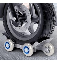 Ayt Sunup Motosiklet Dolly Tekerliği Ağır İş Makina Taşıma Tekerlik Kolay Manevra