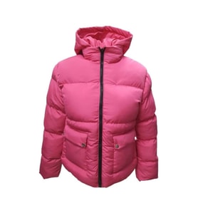 Kaside Y060 Kadın Oversize Kapüşonlu Şişme Spor Mont - Y060 - Krem - ST01372-Krem-S (Pembe)