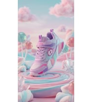 Günlük Unisex Çocuk Spor Ayakkabı Sneaker Cırtlı Rahat Hafif Konforlu Dayanıklı 02 (Lila)