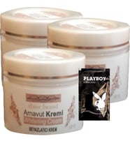 Northcity Arnavut Kremi 3X100 ml Cilt Masaj Bakım Kremi 1 Adet Jel ile