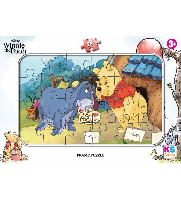 Disney Winnie The Pooh (Ayı Winnie) Frame Puzzle/Yapboz 24'parça