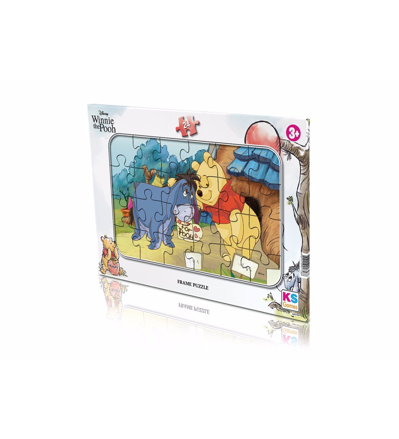 Disney Winnie The Pooh (Ayı Winnie) Frame Puzzle/Yapboz 24'parça