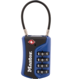 Master Lock Asma Kilit, Set Your Own Combination Tsa Accepted Cable Luggage Lock, 1-3/20.3 Cm Genişl (Standart)