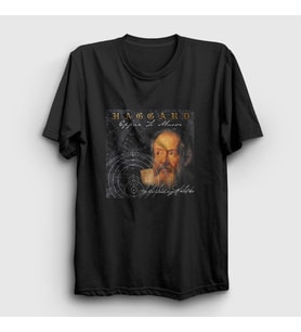 Presmono Unisex Siyah Eppur Si Muove Haggard T-Shirt 79560tt