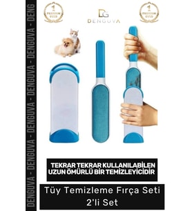 #TüyTemizleme Kedi Köpek Tüy Toplayıcı Pratik Aparat Mobilya Elbise Standlı Tüy Toz Temizleme 2'li F