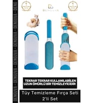 #TüyTemizleme Kedi Köpek Tüy Toplayıcı Pratik Aparat Mobilya Elbise Standlı Tüy Toz Temizleme 2'li F