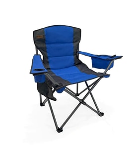 Katlanır Kamp Piknik Sandalyesi - Madfox Echo - Bardaklıklı - Mavi - 547287 - Taşıma Çantalı