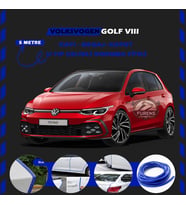 Volksvogen Golf 8 Oto Araç Kapı Koruma Fitili 5metre Parlak Mavi Renk