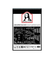 Mona Lisa Eskiz Defteri A4 150 g Kara Telli MN02-4