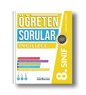 PRUVA AKADEMİ YAYINLARI 8.SINIF İNGİLİZCE ÖĞRETEN SORULAR