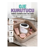 16W UV LED Mini Oje Kurutucu – 3 LED Işıklı Taşınabilir Protez Tırnak Kurutucu