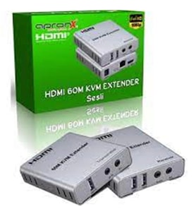 Apronx APX-120M Cat5e-Cat6 120 metre 4K KVM HDMI Extender