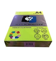 Alex Schoeller Renkli Fotokopi Kağıdı A4 80 Gr 500Lü Fosforlu Yeşil