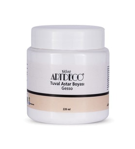 Artdeco BEYAZ Gesso Tuval Astar Boyası 220 ml. 