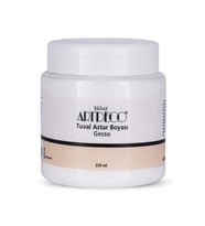 Artdeco BEYAZ Gesso Tuval Astar Boyası 220 ml. 