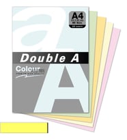 Double A Renkli Kağıt A4 80 GR Pastel Butter (25 Adet Pastel Butter Kağıt)