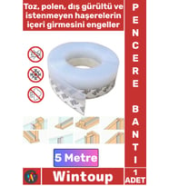 #Bant Isı Yalıtım Toz Kesici Haşere Önleyici Şık 5 Metre Şeffaf Kapı Pencere Rüzgar İzolasyon Bandı